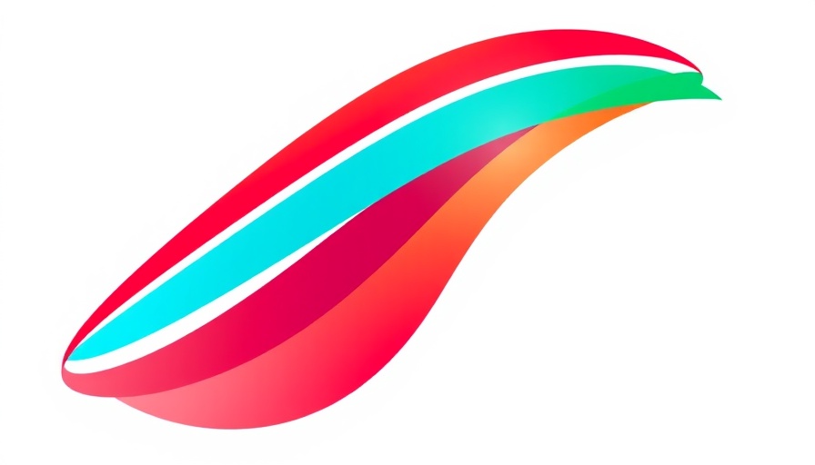 Colorful logo design of intertwined lines representing a vibrant abstract.