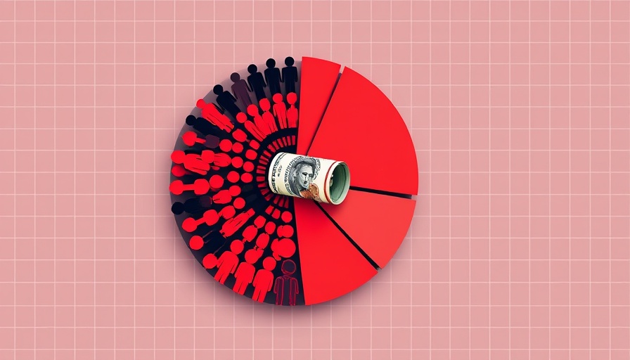 Illustration of a diverse crowd in a pie chart, symbolizing transparency in crowdfunding.