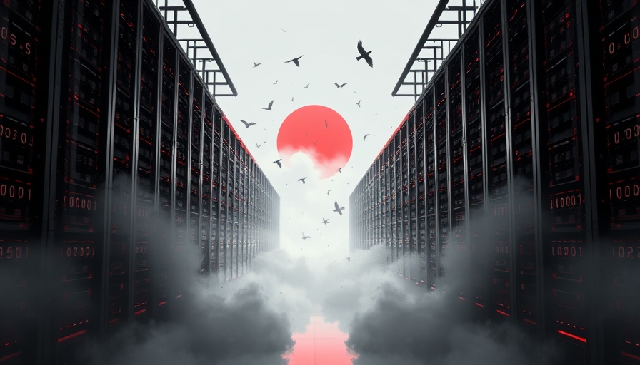 Futuristic data center corridor symbolizing data center investment in Lagos Coastal Area.