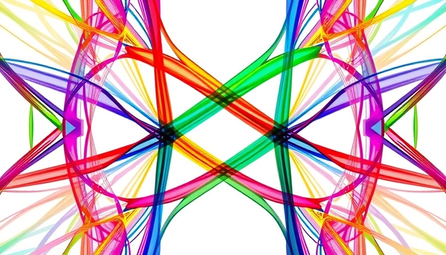 Abstract multicolored pattern representing Rwanda judiciary leadership changes.