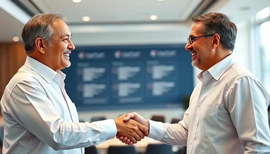 Digital Commerce Africa figures shaking hands in business setting.