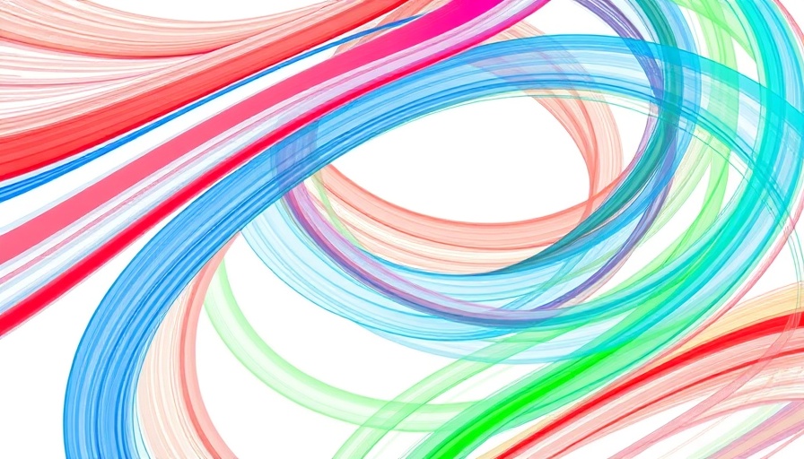 Abstract art with intertwined red, green, and blue lines, symbolizing Rwanda Genocide Commemoration Geopolitical Tensions.