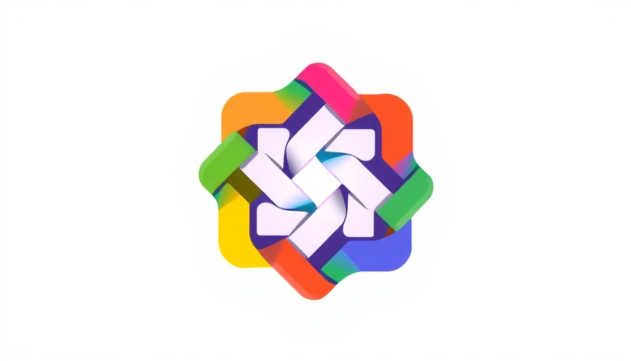 Colorful interwoven abstract design symbolizing Ethiopia Dialogue for Peace.