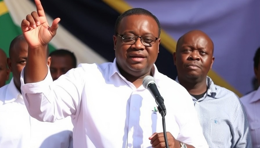 Tanzania opposition leader Tundu Lissu arrested at rally, his party says