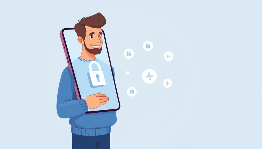Illustration showcasing safe gift card transactions.