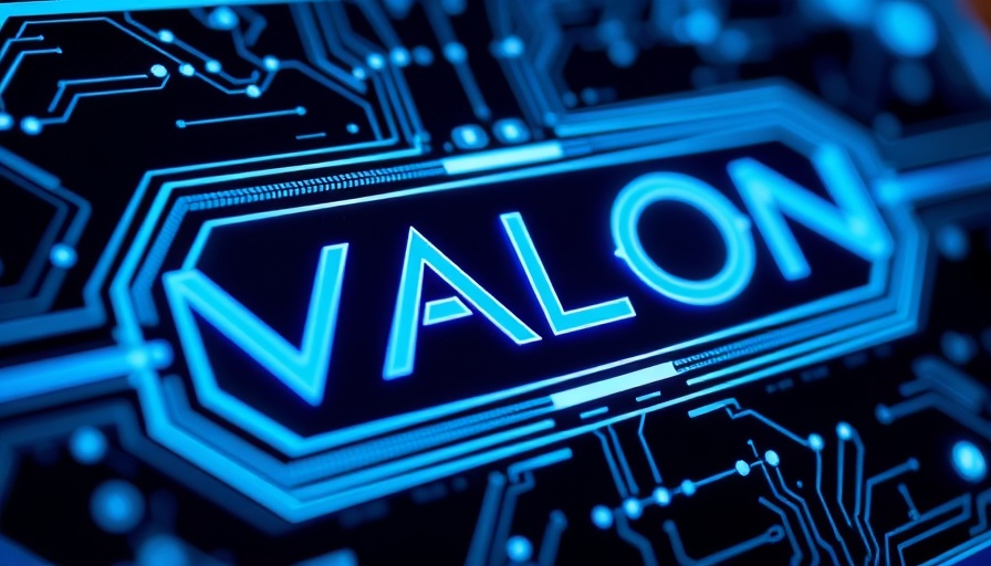 Futuristic digital interface with VALON logo representing AI in Africa