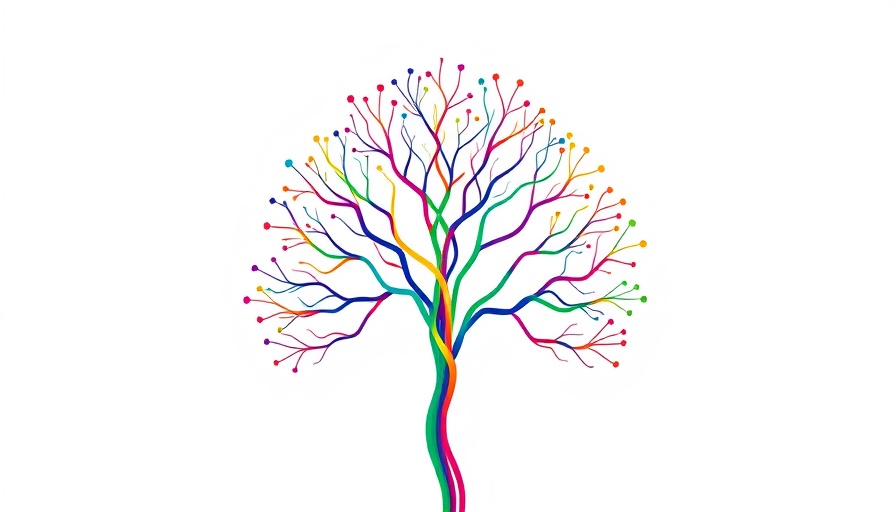 Colorful abstract graphic symbolizing Africa Digital Financial Inclusion, with intersecting lines.