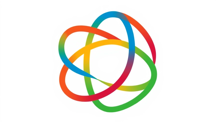 Abstract colorful symbol for Nigeria maternal death reduction guidelines.
