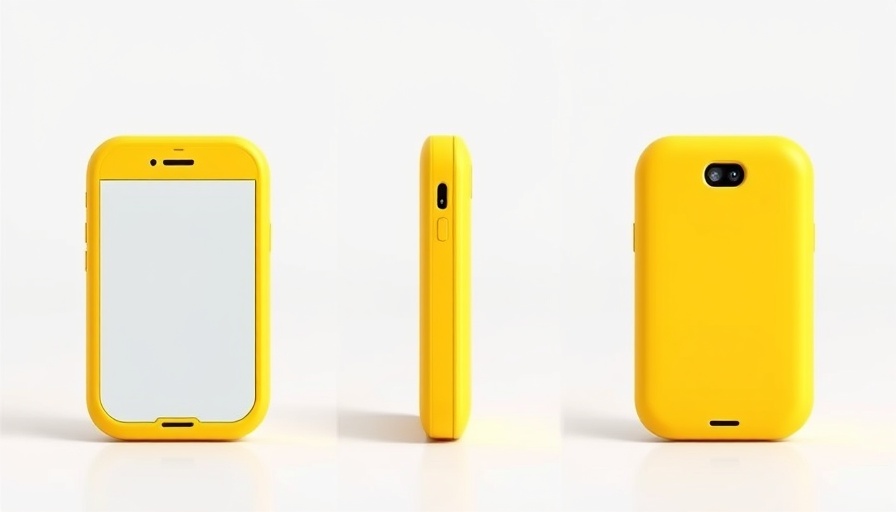 Sleek yellow payment device representing digital payments revolution