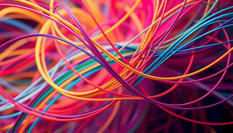 Abstract colorful lines symbolizing Rwanda Pakistan trade relations