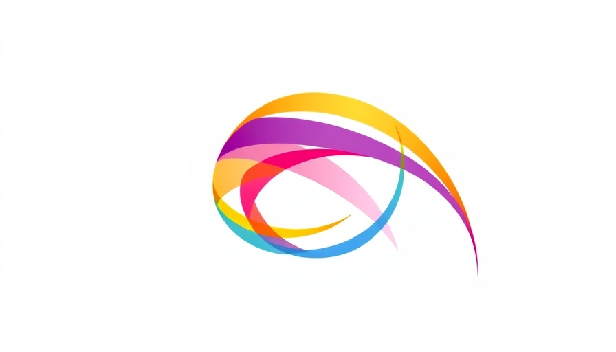 Colorful abstract logo in vibrant arcs, Africa breaking news.