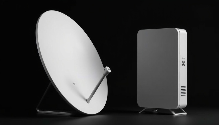 Airtel Starlink satellite dish and modem showcasing connectivity in Africa.