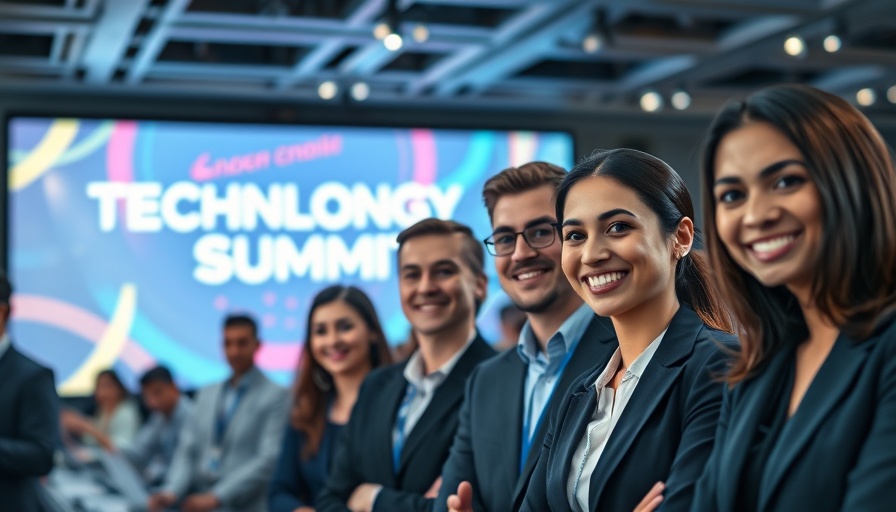 AI in Africa summit with diverse business leaders smiling.