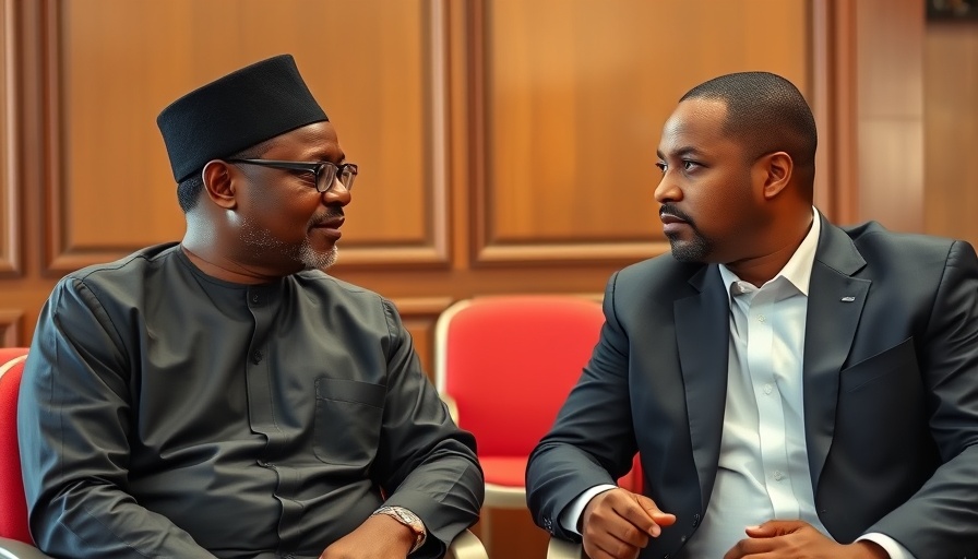 Nigerian officials engaged in discussion about telecom costs.