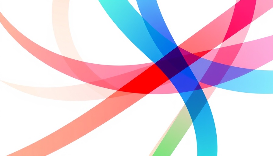 Dynamic multicolored abstract design, minimalist pattern with vivid lines.