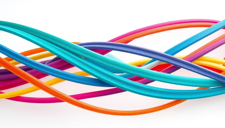 Abstract colorful lines representing US-South Africa Relations