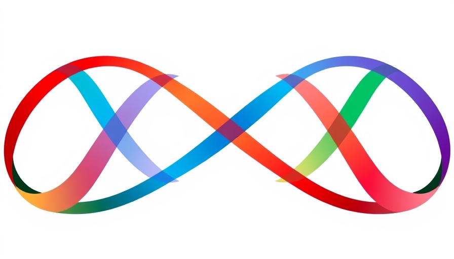 Colorful abstract logo symbolizing unity on white background.
