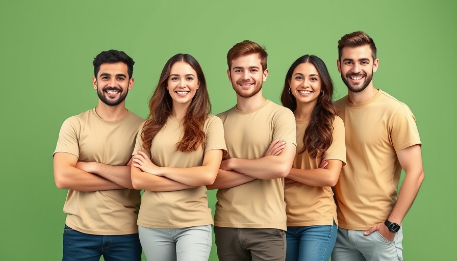 Team in Sand to Green t-shirts promoting grant agriculture in Africa