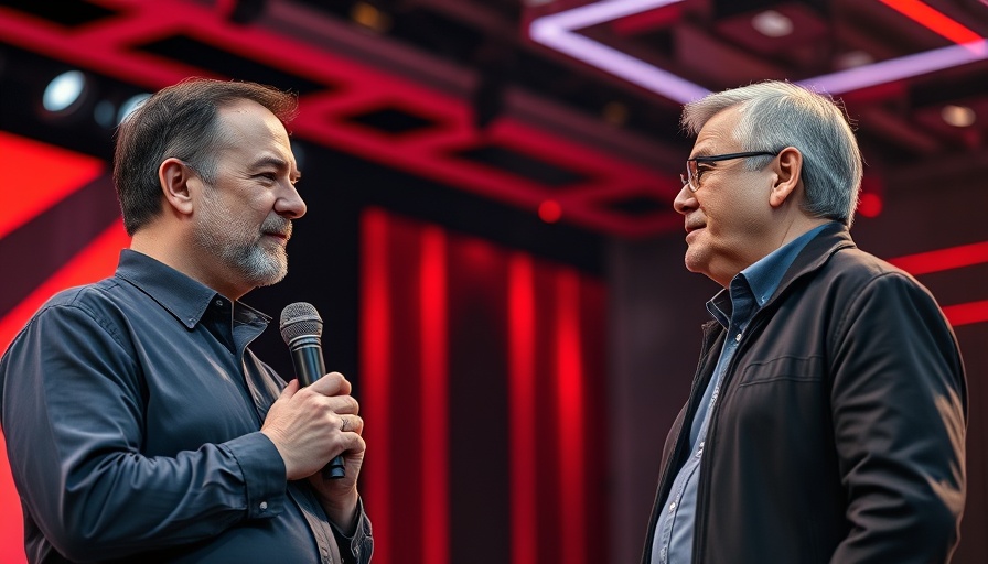 AI in Africa: Two men speaking at Future Ready Summit