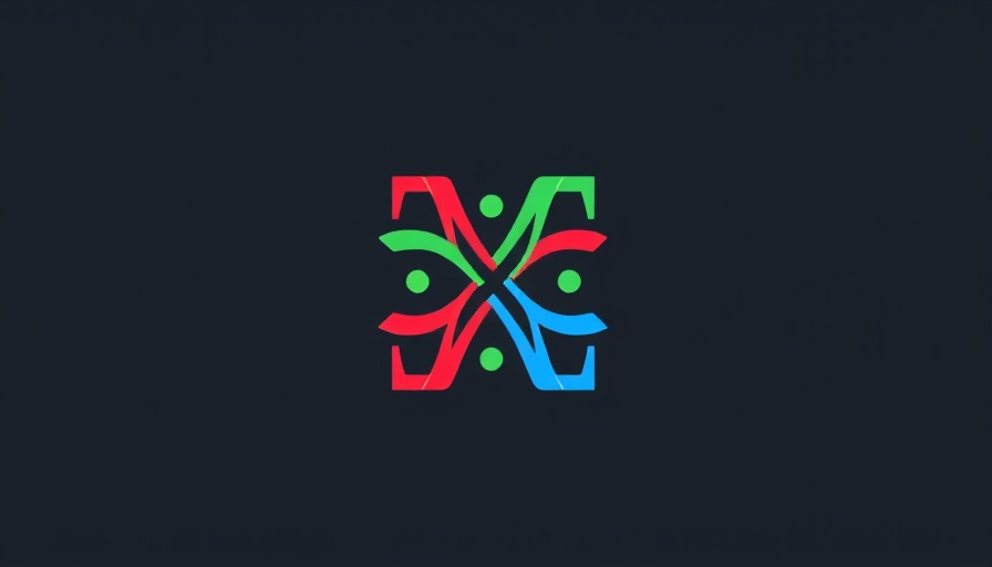 Abstract logo with interwoven colored lines representing energy and connectivity.