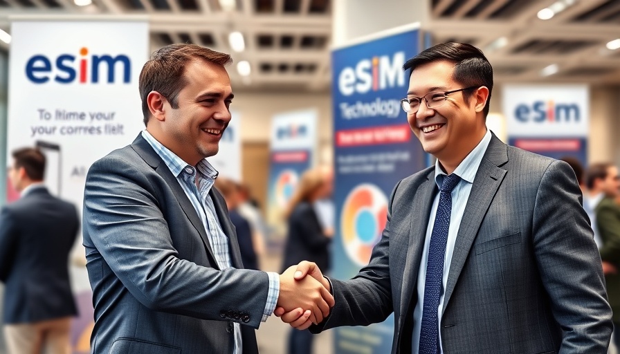 Professionals promoting Travel eSIM for international travelers.