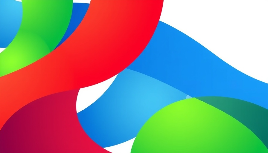 Colorful abstract logo symbolizing EU-Tunisia partnership
