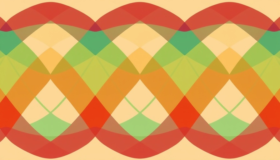 Abstract colorful arcs pattern representing African economy news.