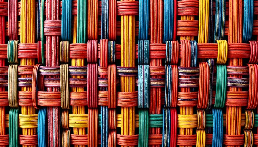 Abstract colorful pattern symbolizing the digital economy in Africa.