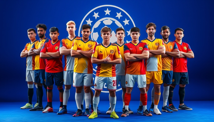 Tonic Football Club Nigeria players posing in team jerseys.
