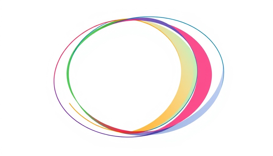Abstract colorful arc symbolizing Egypt and Pakistan religious cooperation