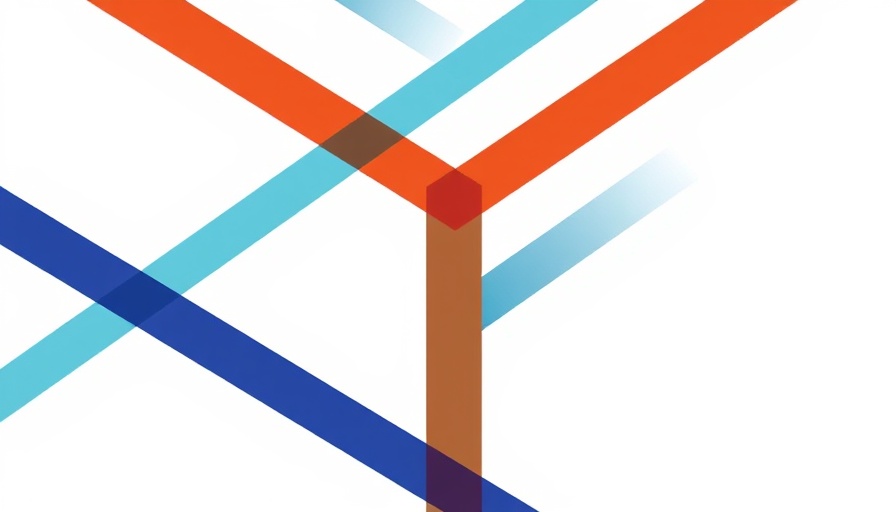 Abstract geometric design with colored lines for 3D Printing in Africa Manufacturing