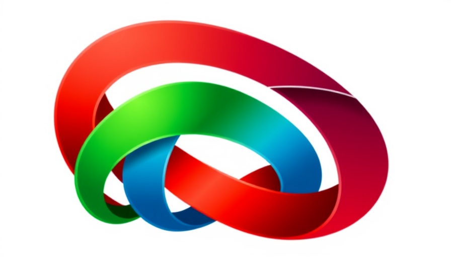 Vibrant multicolored abstract logo symbolizing Africa's regional integration efforts
