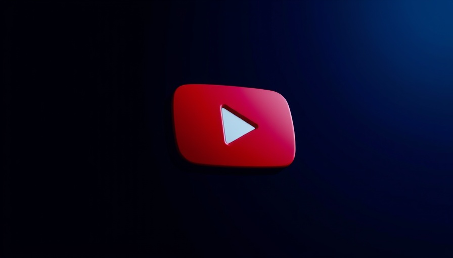 3D YouTube icon symbolizing Nigerian YouTube creator challenges
