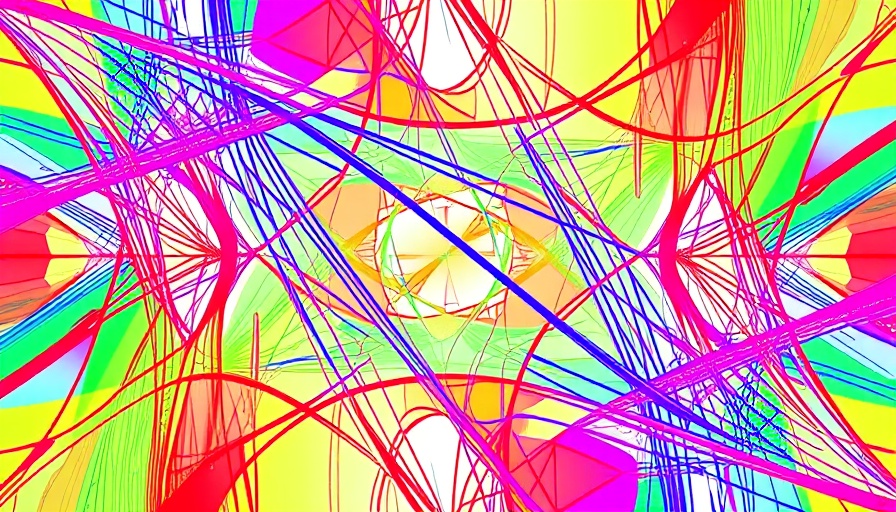 Colorful abstract pattern symbolizing Akagera National Park Fish Farm.