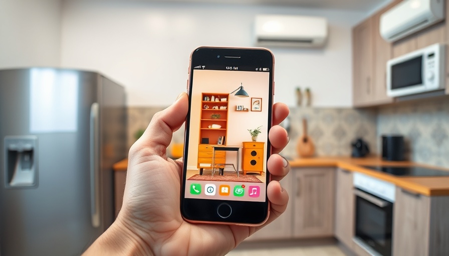 App interface on smartphone revolutionizing Nigeria's pre-owned furniture and appliances market.