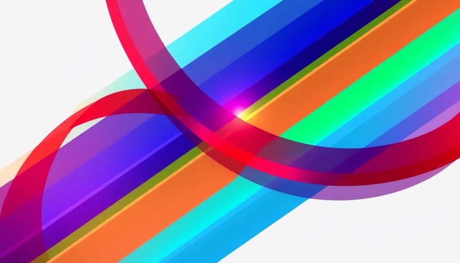 Colorful abstract lines symbolizing digital solutions for African farmers.