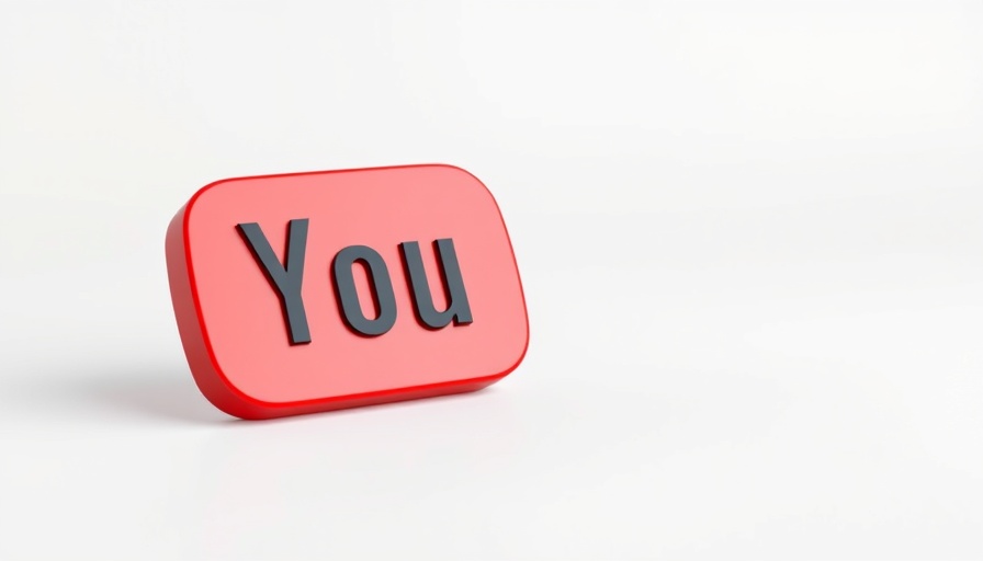 Minimalistic 3D YouTube logo design on white background, symbolizing Nigerians shifting to YouTube over streaming platforms.