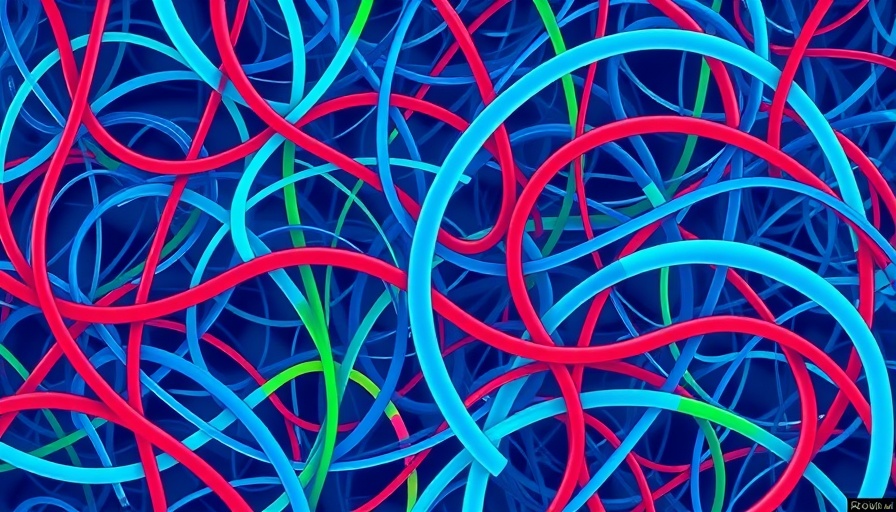 Abstract pattern of interwoven lines for Second Africa Climate Summit.