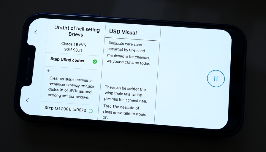 Mobile interface showing how to check your BVN in Nigeria via USSD.