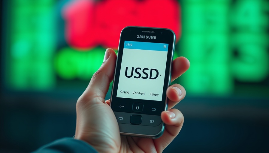 Close-up of USSD code input on classic Samsung phone.