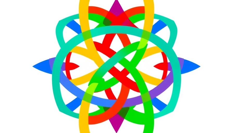 Vibrant abstract logo with interwoven colorful lines, Shell Legal Responsibility for Oil Pollution Nigeria.