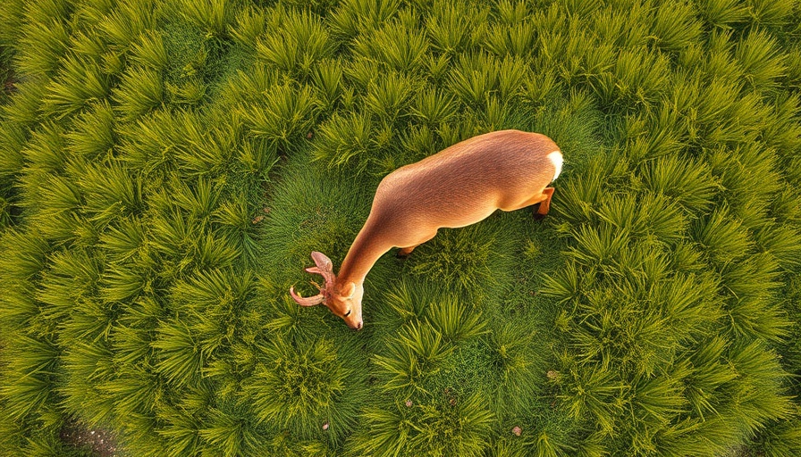 Africa conservation news: Deer grazing on lush grassland.