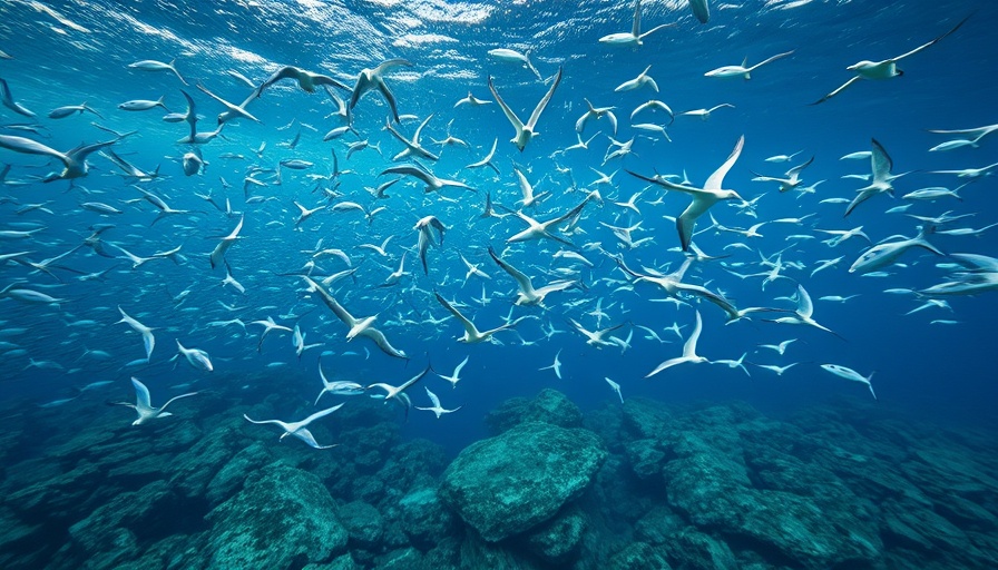 UN Ocean Conference Africa impact on marine life with fish and seabirds.