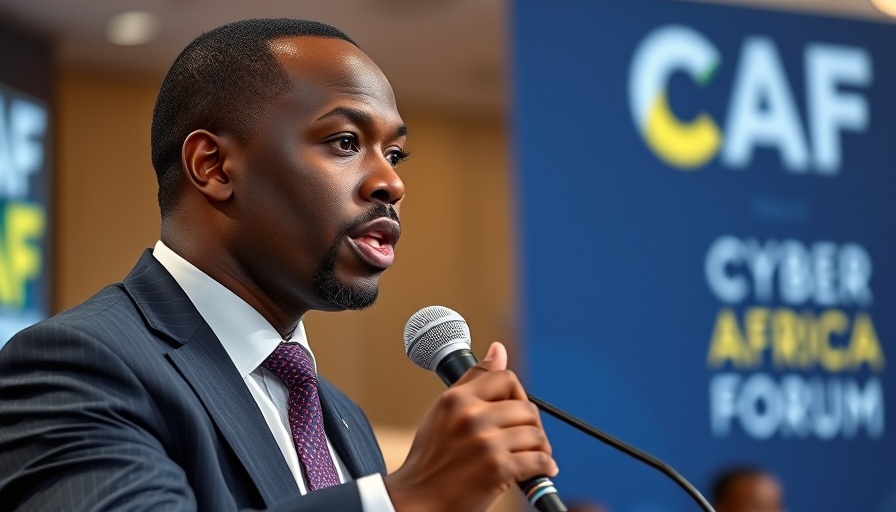 Speaker at Cybersecurity in Africa forum, discussing key issues.