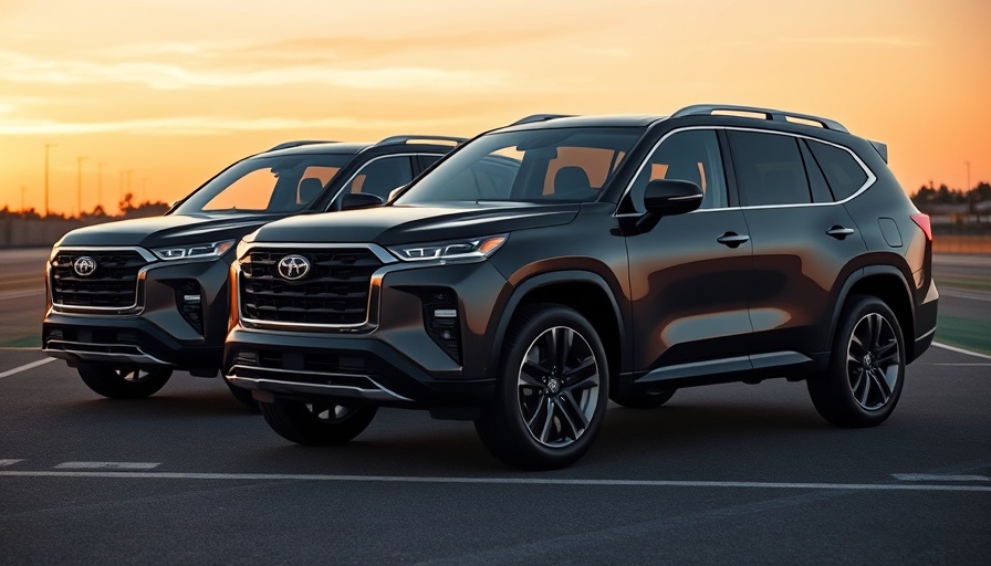 Nissan South Africa Global Restructuring: Display of modern SUVs at sunset on track.