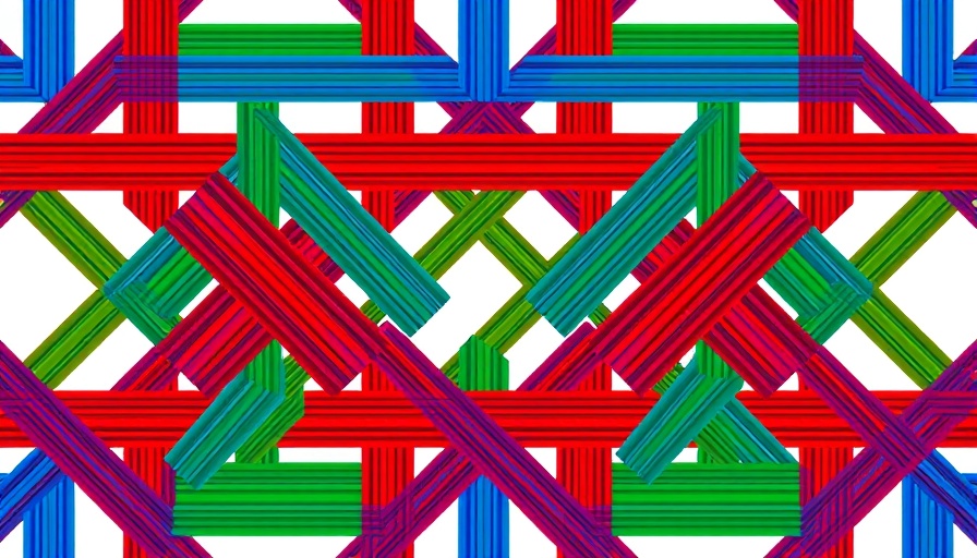 Abstract woven pattern logo symbolizing Kenya Health Authority