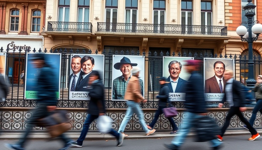 Posters on fence calling for freedom of French nationals imprisoned in Iran.