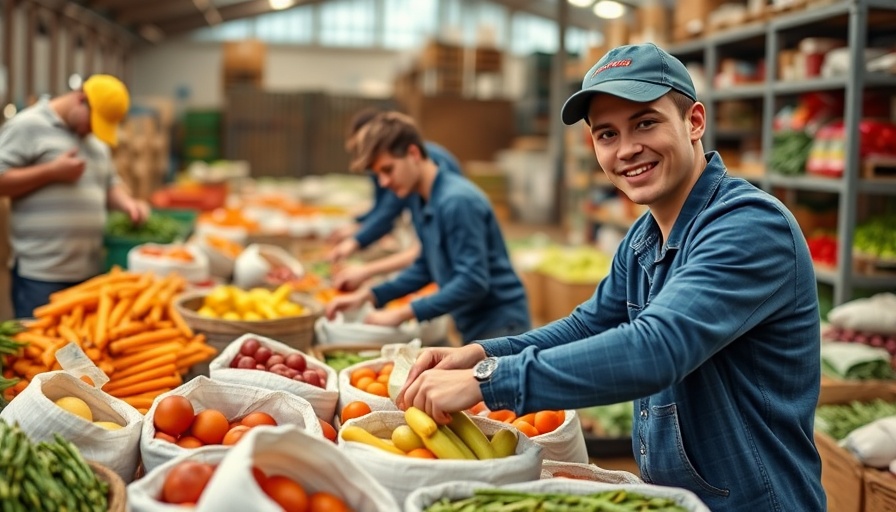 Empowering youth in agriculture: young workers organizing produce.