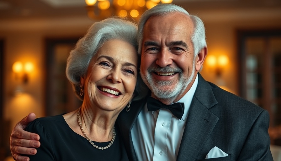 Nobel Laureate David Gross with a smiling woman, highlighting cooperation.