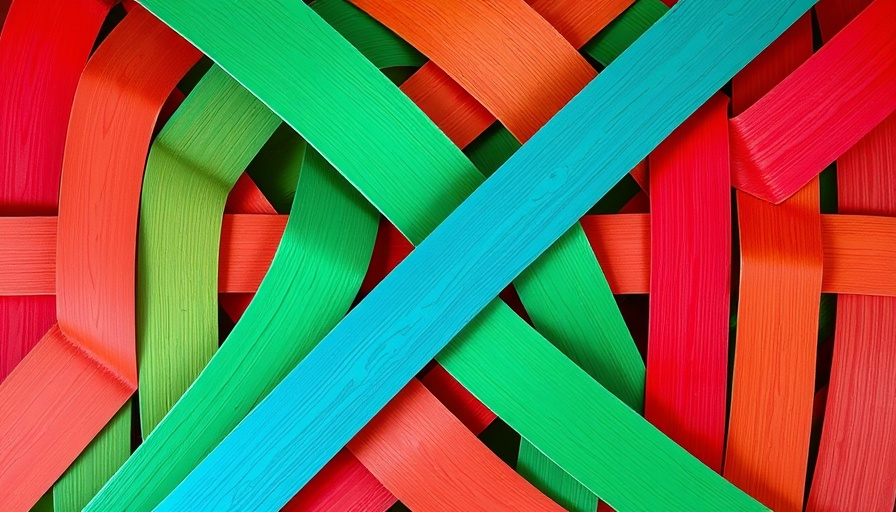 Abstract pattern of colorful intersecting lines, AI empowering African women livestock farmers